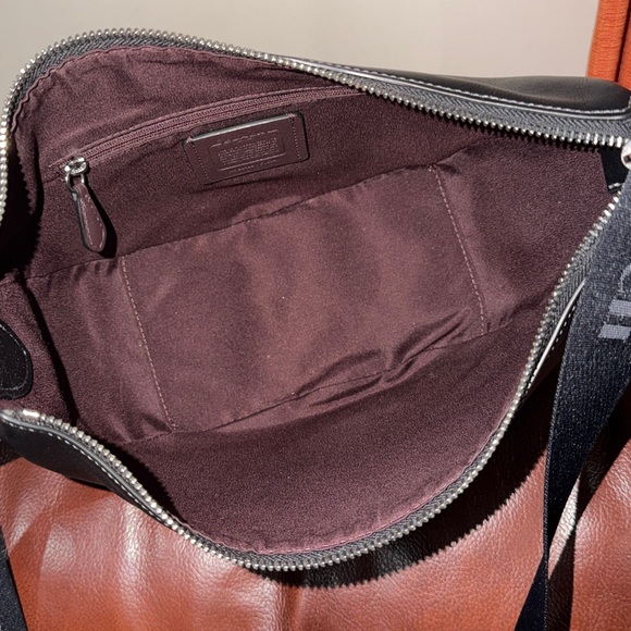 ‼️Coach Black Leather Pace Shoulder Bag Crossbody Bag - Picture 15 of 16